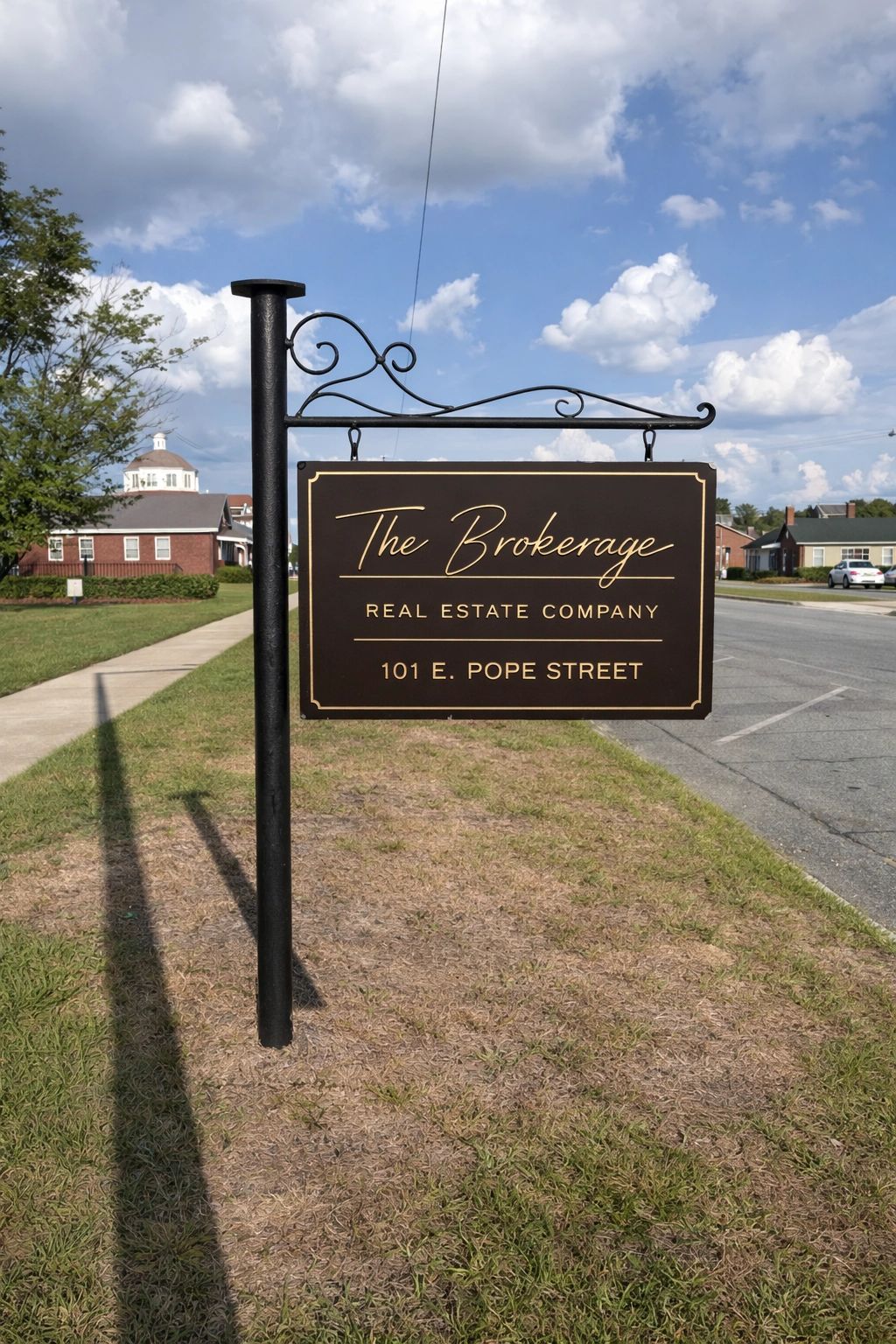 The Brokerage Real Estate Company office at 101 E. Pope Street
